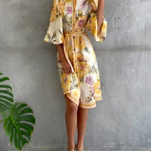 Clara Printed Dress