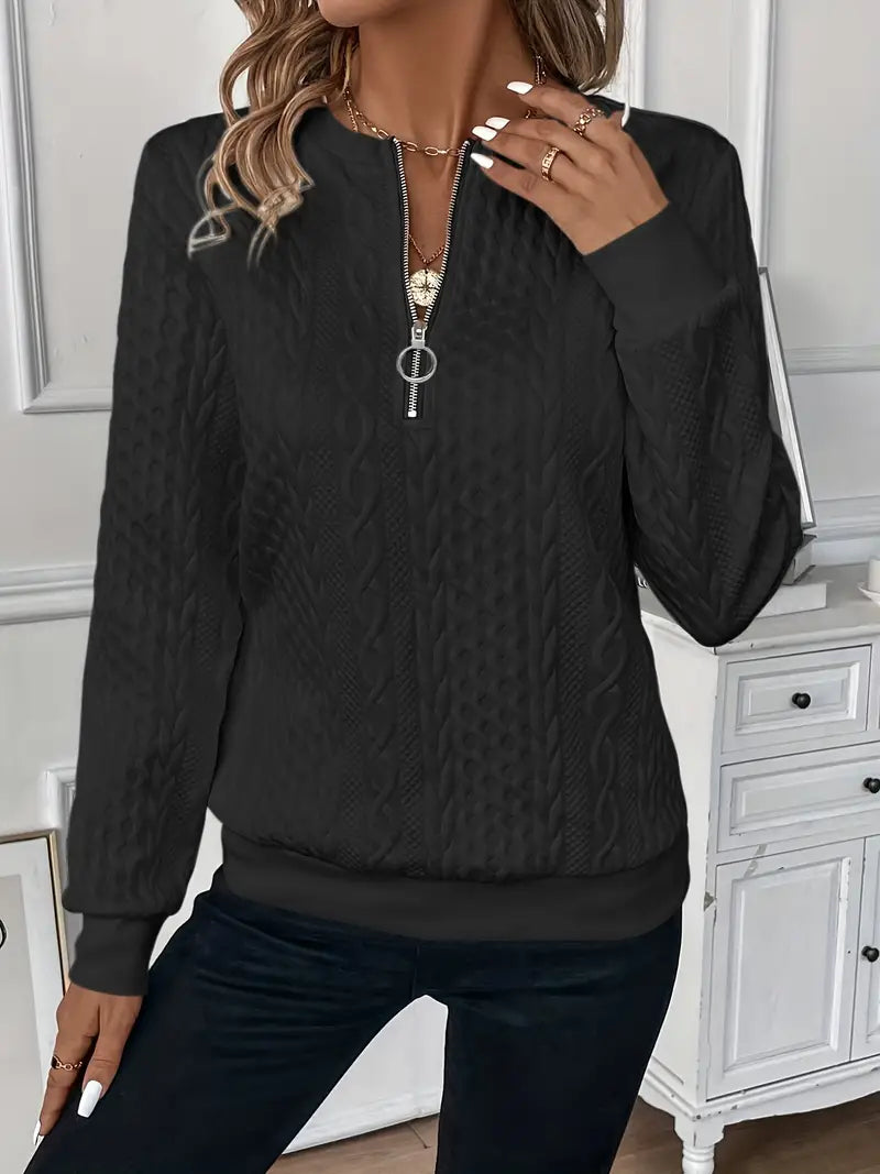 Rhea | Pull avec Fermeture Éclair