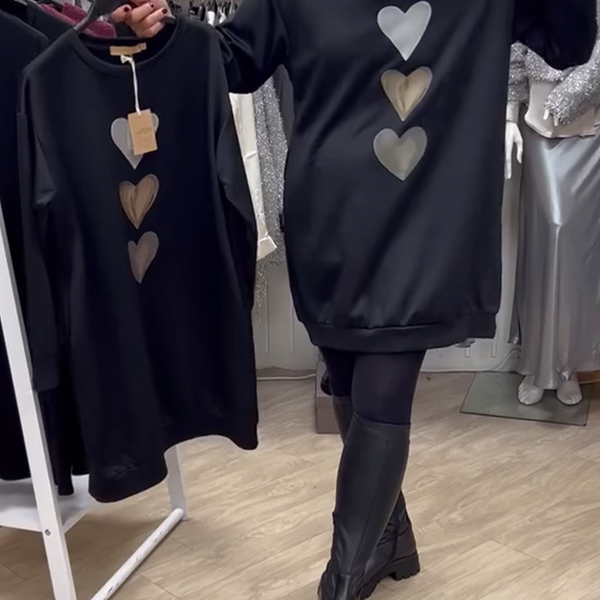 Flossy | Sweat-shirt à manches longues imprimé cœur