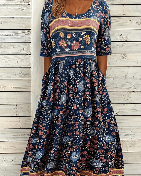 Evelyn | Elegant Bohemian Maxi Dress