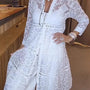 Cassia | Elegant Lace Button Shirt – Timeless Elegance, Everyday Comfort