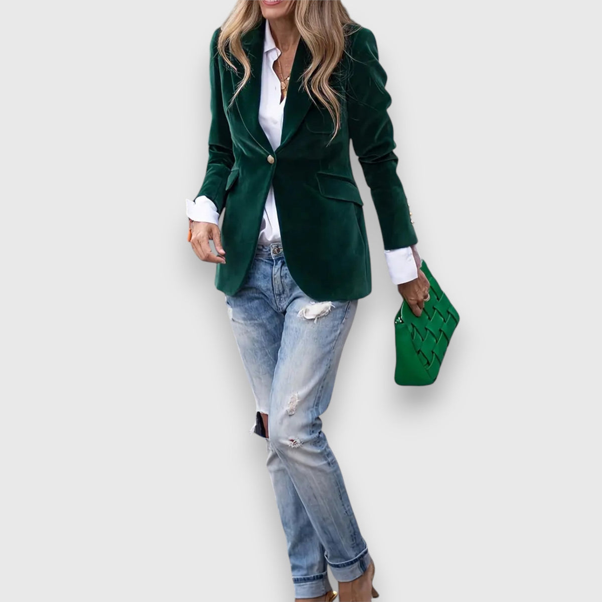 Abbie | Blazer Élégant à Un Bouton