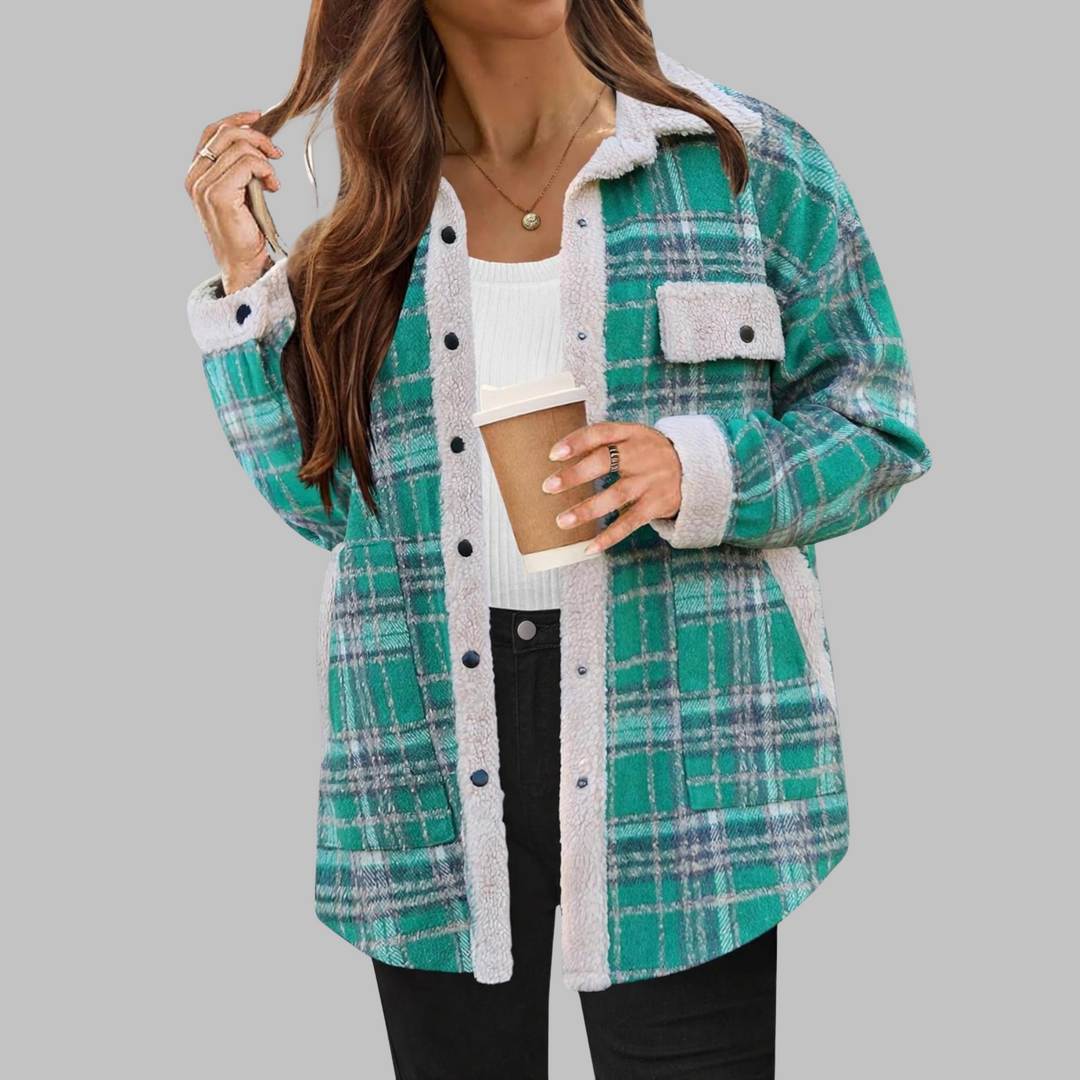 ZENY™ - Veste Classique à Manches Longues avec Boutons