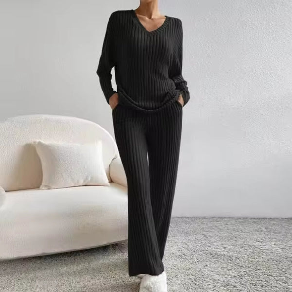 Theresa | Ensemble de Lounge en Maille Côtelée