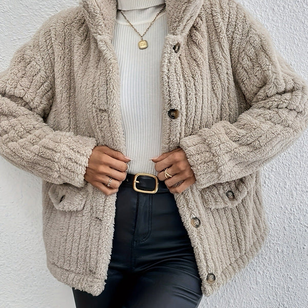 Agni | Gilet à Boutons en Velours Réversible