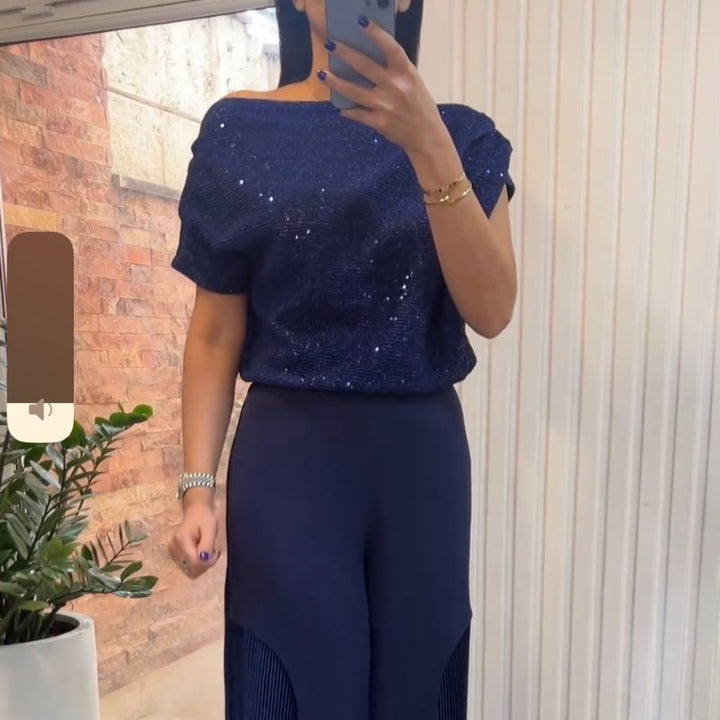 Yumi - Ensemble Élégant en Deux Pièces