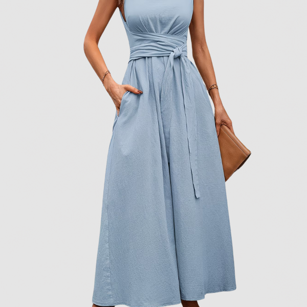 Clara | Elegant Sleeveless Maxi Dress