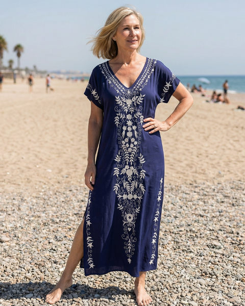 Elyra | Light Drape Midi Dress