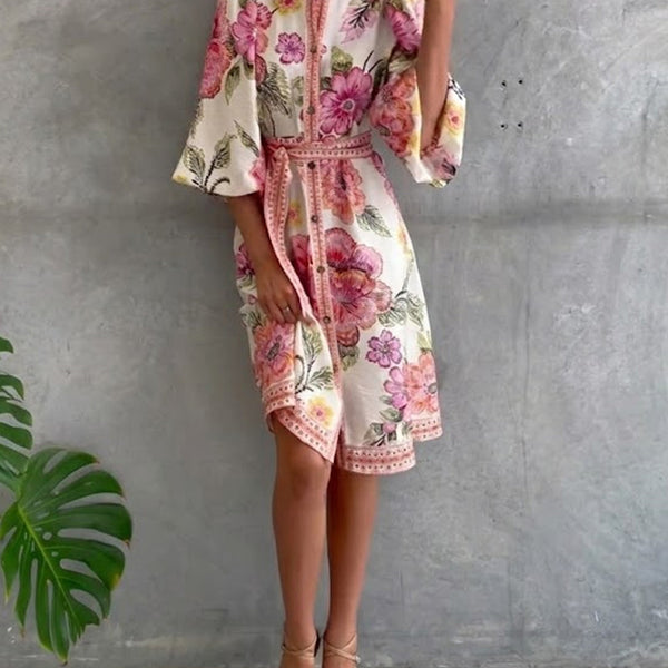 Clara Printed Dress