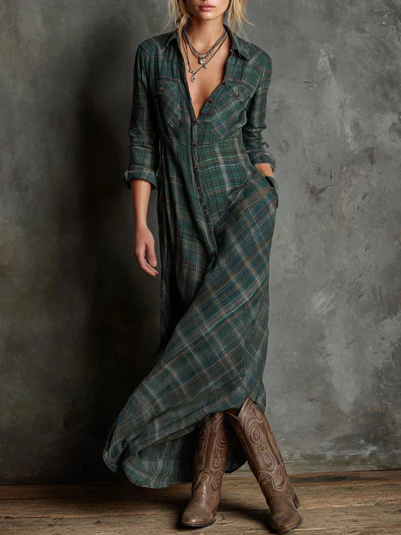 Belmont Row™ | Robe Chemise À Carreaux Classique