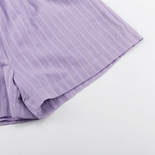 Yselia - Ensemble Chemise et Shorts Aérés