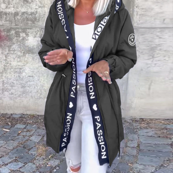 Hoodie Noir avec Imprimé "Passion🖤"