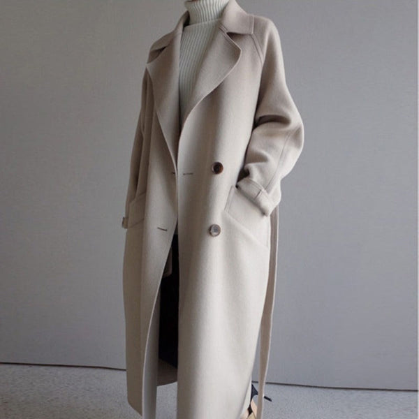 Cleo | Long Wool Coat for Women