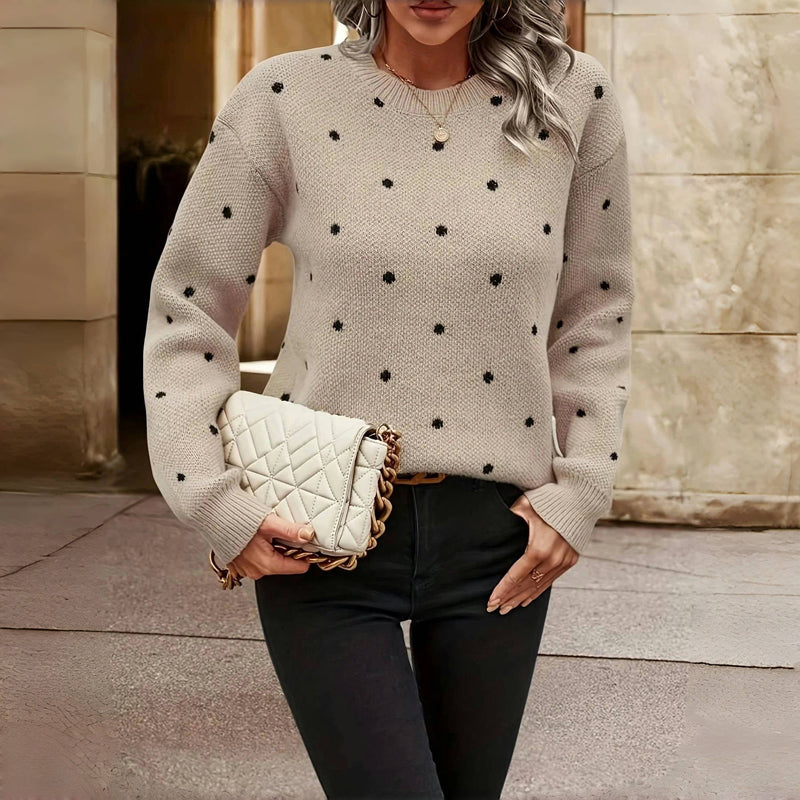 Noella | Pull en Tricot à Pois
