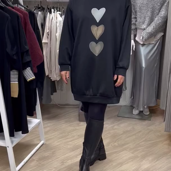Flossy | Sweat-shirt à manches longues imprimé cœur