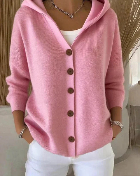 Isabell | Cardigan Long à Manches Longues Confortable