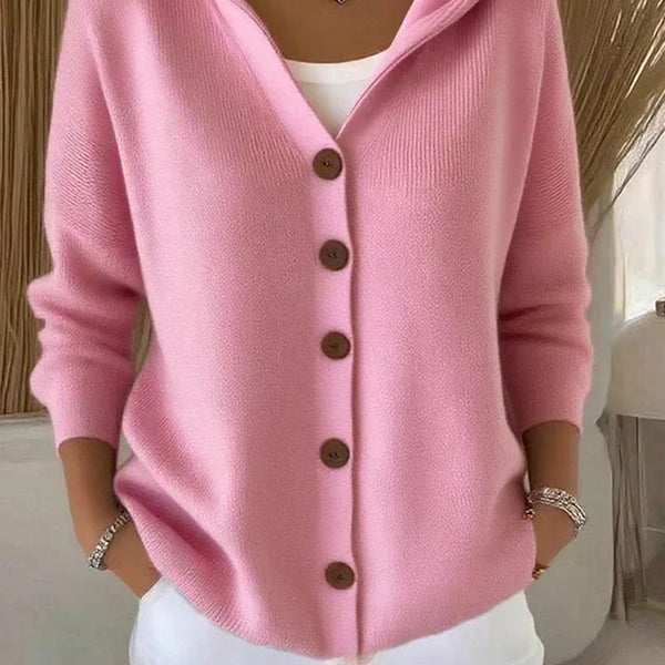 Isabell | Cardigan Long à Manches Longues Confortable