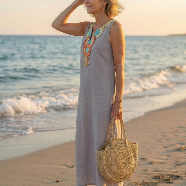 Arielle | Airy Flow Midi Dress