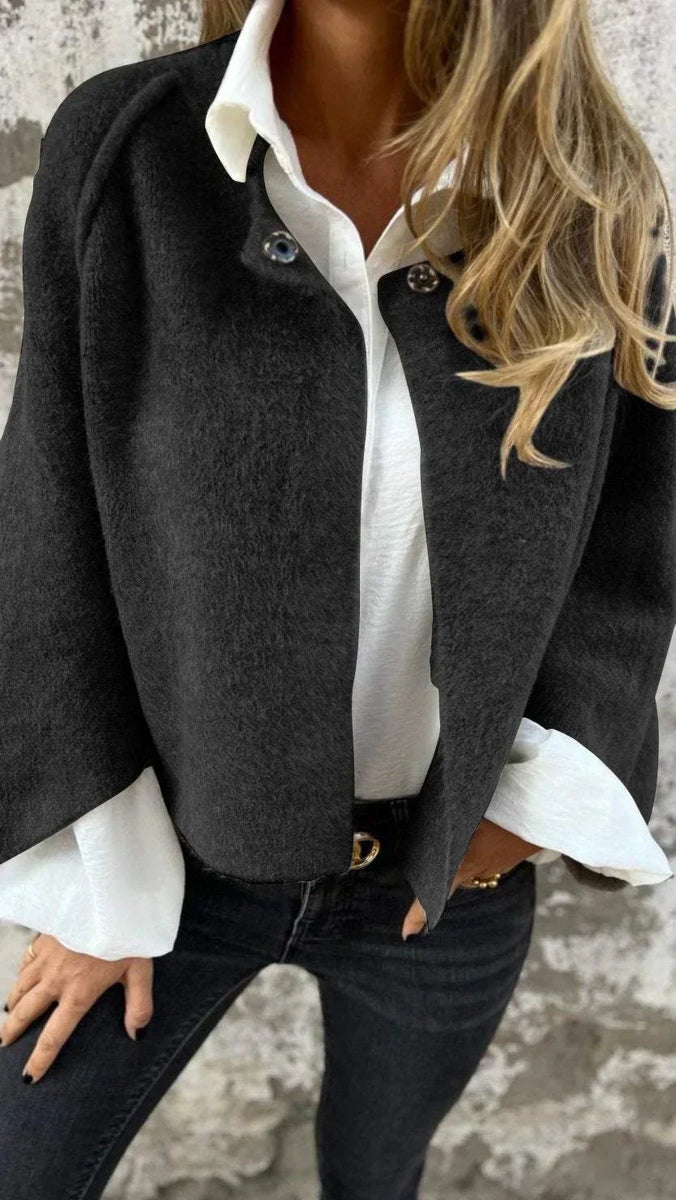 Amelia | Manteau Classique Élégant avec Col Rond