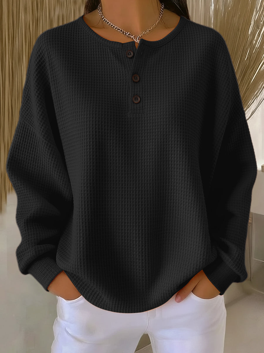 Anne™ - Sweat-shirt décontracté avec col