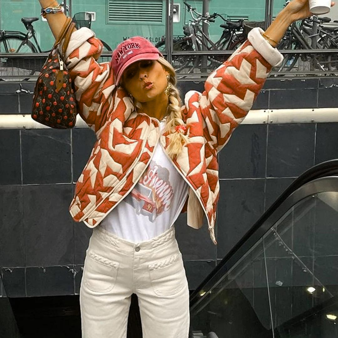 NICOLE™ - Veste Imprimée Tendance