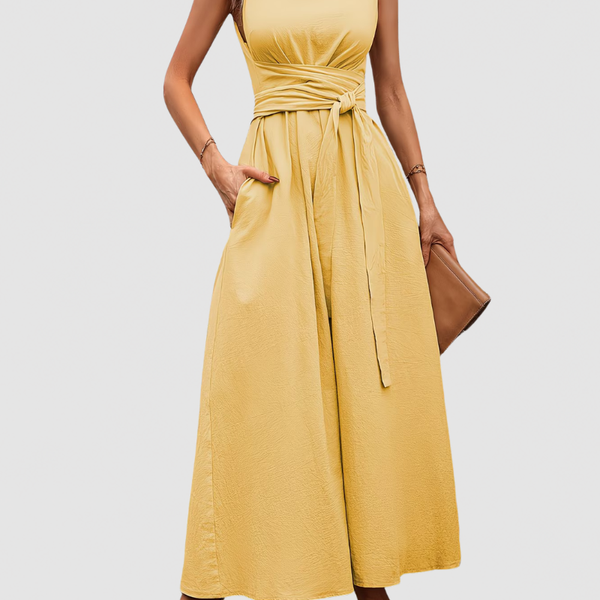 Clara | Elegant Sleeveless Maxi Dress