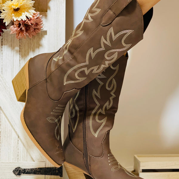 Bottes Western à Tige Haute Sienna Ridge™