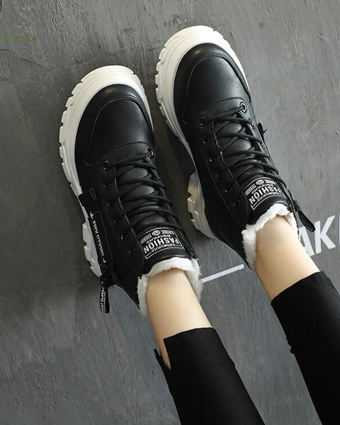 ASTRA™ | Bottes d'Hiver Douillettes avec Doublure en Fourrure