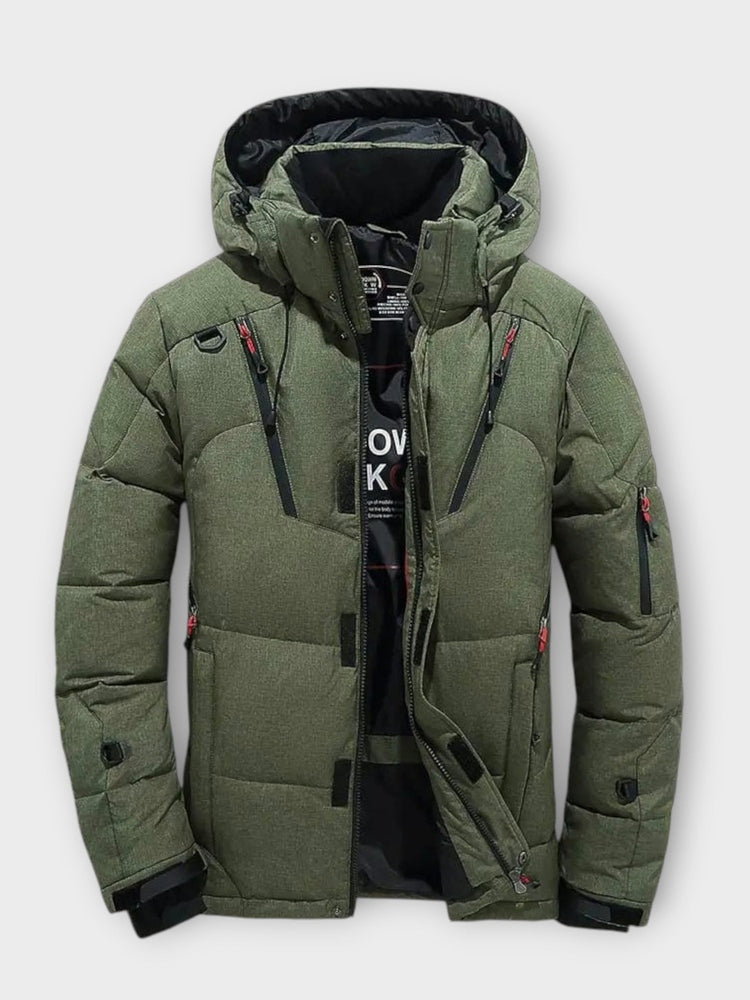 ATLAS | VESTE D'HIVER SOLIDE POUR HOMME