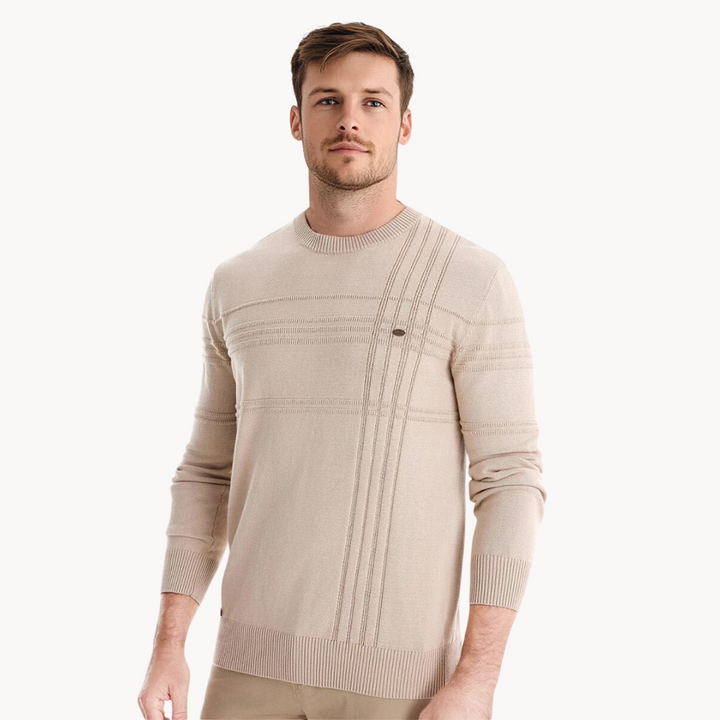 CHICIVELLE | Pull élégant pour hommes avec design à carreaux