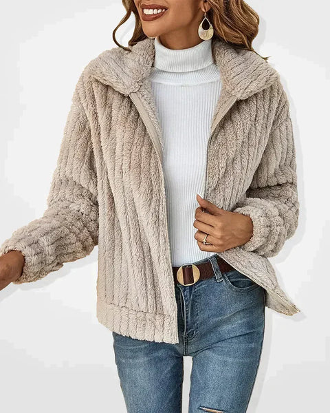 GENEVIEVE™ - Veste Sherpa Élégante