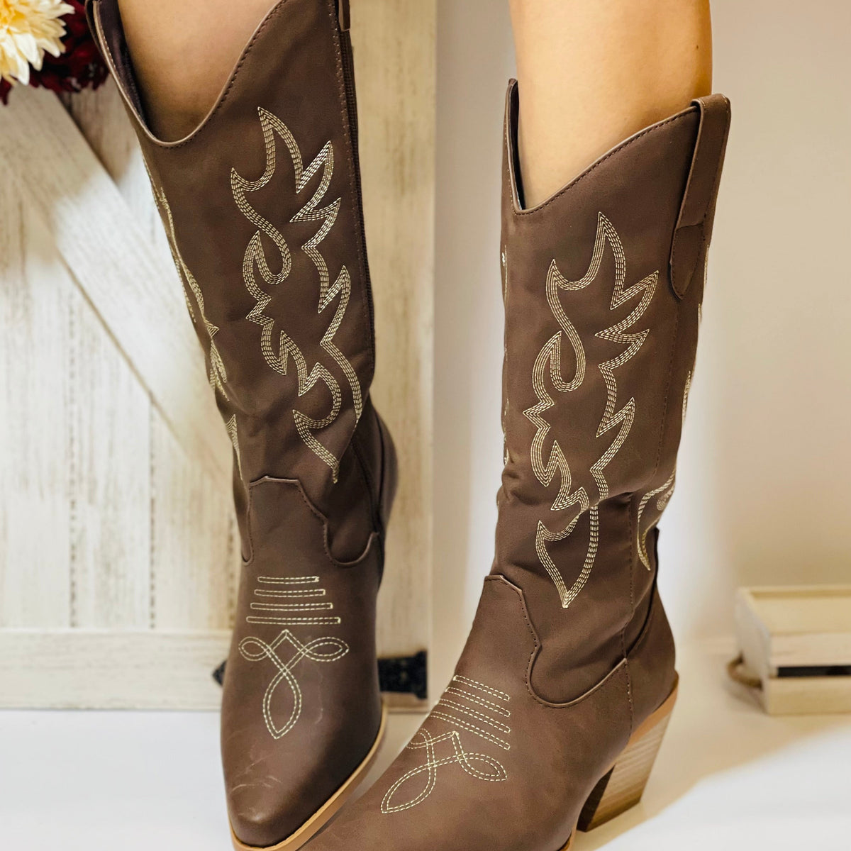Bottes Western à Tige Haute Sienna Ridge™