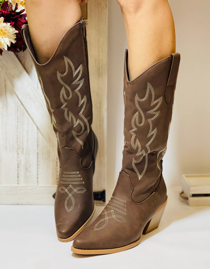 Bottes Western à Tige Haute Sienna Ridge™