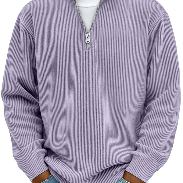 VALENCE | PULL ZIPPÉ CHALEUR LÉGÈRE POUR HOMMES