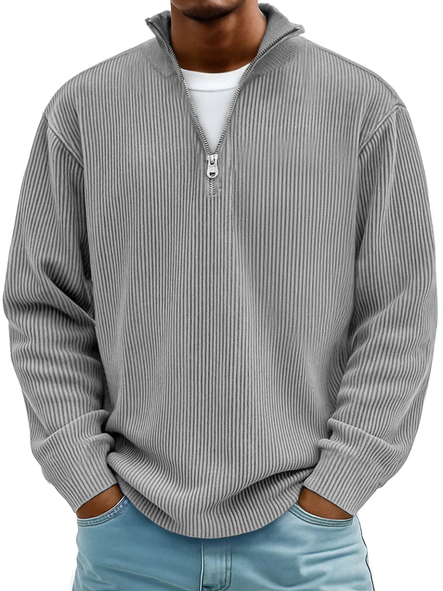 VALENCE | PULL ZIPPÉ CHALEUR LÉGÈRE POUR HOMMES