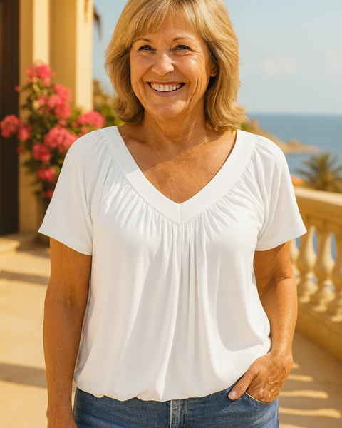 Maris| Luxe Comfort Top – Flattering Ease for Every Day (S-5XL)