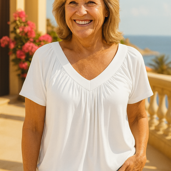 Maris| Luxe Comfort Top – Flattering Ease for Every Day (S-5XL)