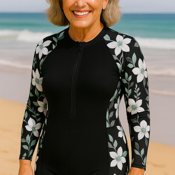 Coastelle Swimwear | UV Protection One-Piece – Sleek Support, Sun-Safe Confidence