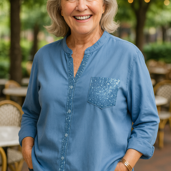 Sofia | Soft Glam Blouse -  Comfort. Confidence. Effortless.