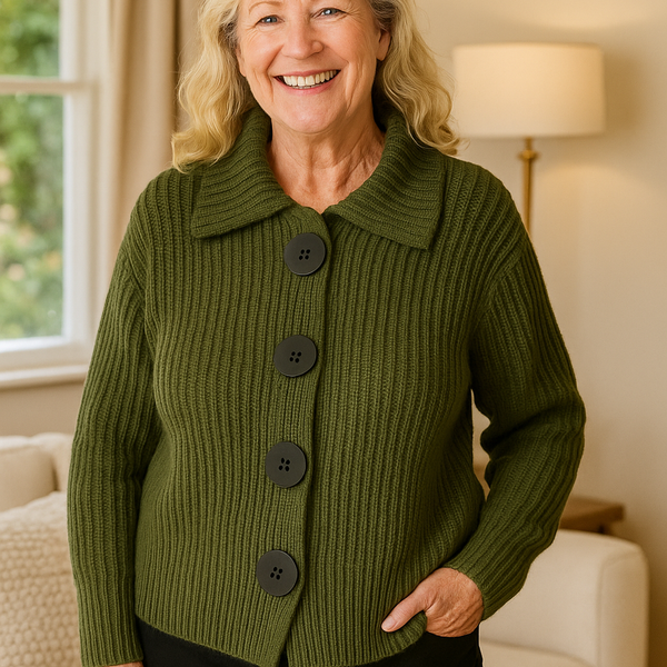 Emmeline | Heritage Knit Cardigan - softness, warmth, confidence