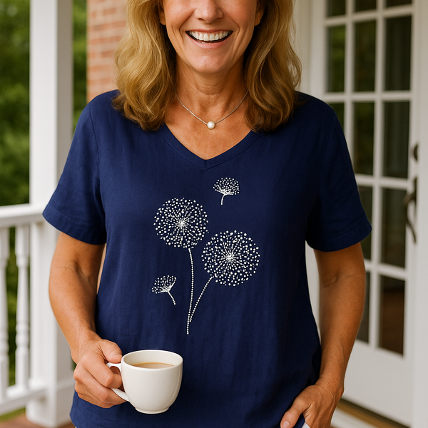 Darla | Soft Leaf Comfort Top – Light, Flattering & Effortlessly You