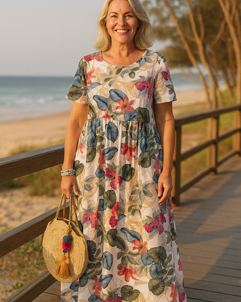Masie | Robe Maxi Florale Aérée