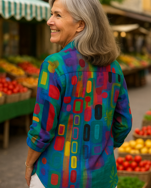 Edna | Artistic Blouse - Effortless, Unapologetically You