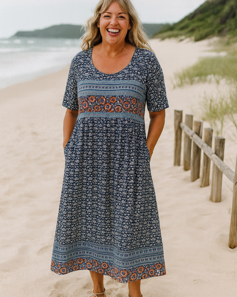 Calani | Everyday Midi Dress – Effortless Comfort, Timeless Confidence