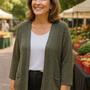 Elspeth | Soft-Knit Everyday Cardigan - Flattering. Fuss-free