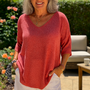 Anwen | Soft Drape V-Neck Knit - Effortlessly elegant