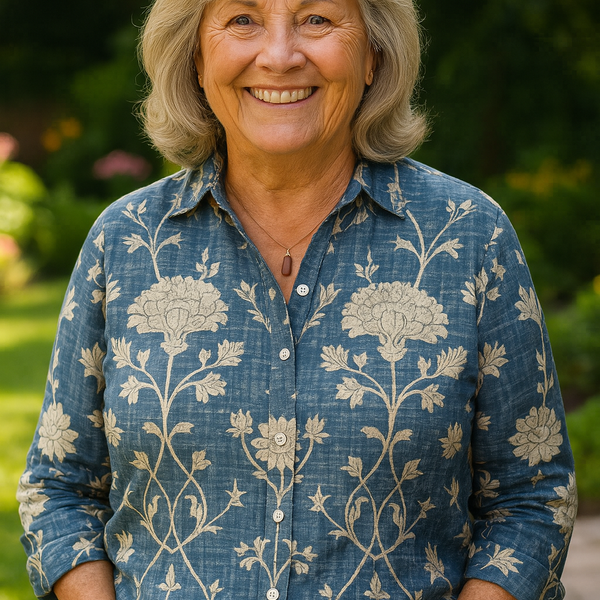 Rivka | Vintage Printed Blouse