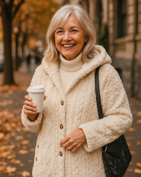 Lorna | Comfort Teddy Coat - Soft, Cozy, and Flattering