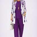  Purple & White