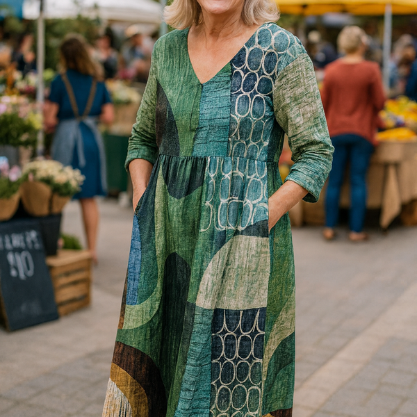 Noelia | Comfort Maxi Dress – Effortless Elegance, All-Day Confidence